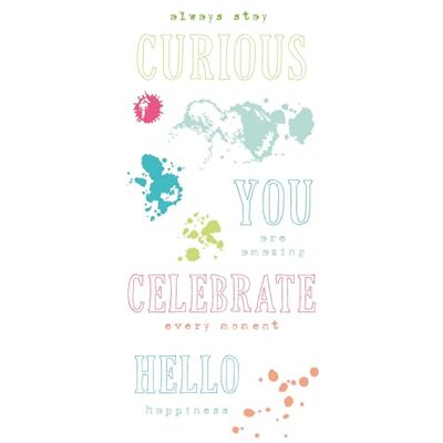 Sizzix Clear Stamps Hello You Sentiments by 49 and Market Sizzix Clear Stamps Hello You Sentiments by 49 and Market