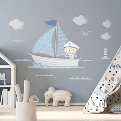 Ambiance Sticker Bear on Boat Stickers Ambiance Sticker Bear on Boat Stickers