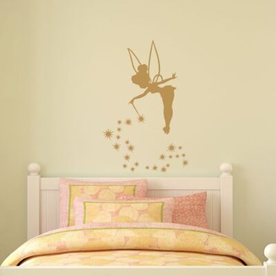 Ambiance Stickers Sticker Adorable Fairy 70 x 55 cm Gold Ambiance Stickers Sticker Adorable Fairy 70 x 55 cm Gold