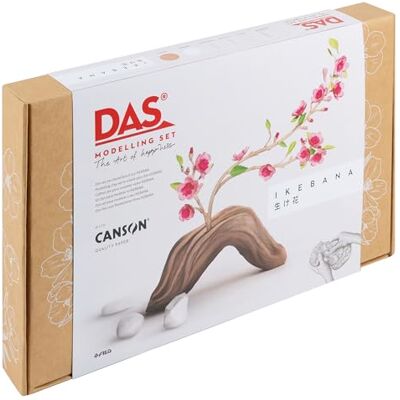 DAS Air Dry Modelling Clay Set, Ikebana The Art of Happiness, Floral, Gift Idea, for Professionals & Hobbyists DAS Air Dry Modelling Clay Set, Ikebana The Art of Happiness, Floral, Gift Idea, for Professionals & Hobbyists