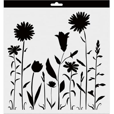Aladine 81225 Country Stencil 30 x 30 cm Stencil for Decorating All Surfaces Felt, Painting, Airbrush Drawing Decoration Aladine 81225 Country Stencil 30 x 30 cm Stencil for Decorating All Surfaces Felt, Painting, Airbrush Drawing Decoration