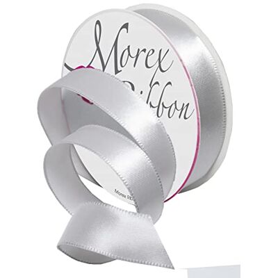 Morex Ribbon, Silver, 5/8 inch by 10 Yards Morex Ribbon, Silver, 5/8 inch by 10 Yards