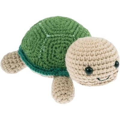 Trimits Amigurumi Crochet Tortoise Kit (8 x 16.5 x 11.5cm) with Yarn, Crochet Hook, Stitch Markers, Needle, Eyes, Filling and Instructions Create This Fun Character. Trimits Amigurumi Crochet Tortoise Kit (8 x 16.5 x 11.5cm) with Yarn, Crochet Hook, Stitch Markers, Needle, Eyes, Filling and Instructions Create This Fun Character.