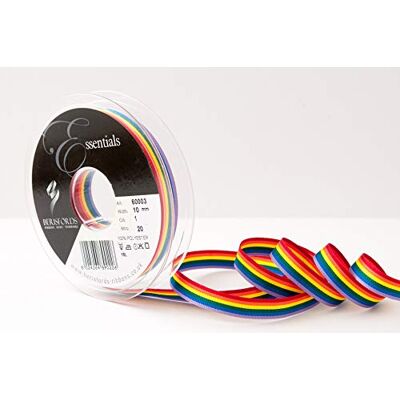 Berisfords Rainbow Polyester Ribbon - 15mm - 20m Berisfords Rainbow Polyester Ribbon - 15mm - 20m