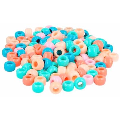 INNSPIRO Plastic Beads Currant Multicolor Fluorine diam. 9 mm. 1000u. Approx. diam. int. 4 mm. Bag INNSPIRO Plastic Beads Currant Multicolor Fluorine diam. 9 mm. 1000u. Approx. diam. int. 4 mm. Bag