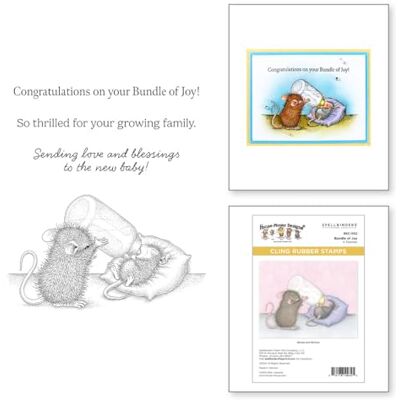 Spellbinders Bundle of Joy Cling Rubber Stamp Set from The House-Mouse Creative Day Collection Spellbinders Bundle of Joy Cling Rubber Stamp Set from The House-Mouse Creative Day Collection