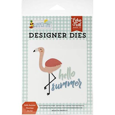 Echo Park Paper COMPANY Dies FLAMIGO, Hello Summer Flamingo, Summertime, One Size Echo Park Paper COMPANY Dies FLAMIGO, Hello Summer Flamingo, Summertime, One Size