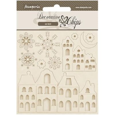 Stamperia Decorative Chips, Multi-Coloured, Assorted Stamperia Decorative Chips, Multi-Coloured, Assorted