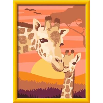 Ravensburger CreArt 12023130 Painting by Numbers for Children from 9 Years Giraffe with Baby Ravensburger CreArt 12023130 Painting by Numbers for Children from 9 Years Giraffe with Baby