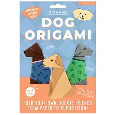Gift Republic Craft Your Own Origami Dog Kit – Make 50 Paper Dogs Fun Animal Origami Craft Set for Kids 8+ Creative Gift for Dog Lovers & Rainy Day Activities Gift Republic Craft Your Own Origami Dog Kit – Make 50 Paper Dogs Fun Animal Origami Craft Set for Kids 8+ Creative Gift for Dog Lovers & Rainy Day Activities