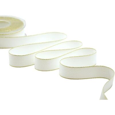 Furlanis Ribbon, Natural White, 25 mm x 15 m Furlanis Ribbon, Natural White, 25 mm x 15 m