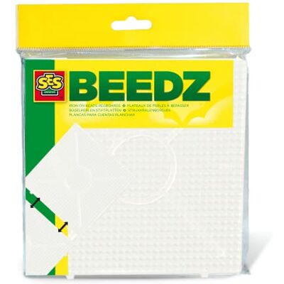 Creative Labs 00787 Linkable Bead Pegboards, Transparent Craft Set for Kids Creative Labs 00787 Linkable Bead Pegboards, Transparent Craft Set for Kids
