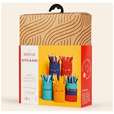 Sirdar Kith & Kin, Pencil Pots Crochet Kit Sirdar Kith & Kin, Pencil Pots Crochet Kit