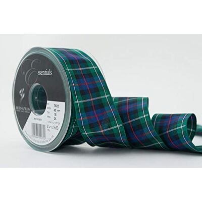 Berisfords Polyester Tartan Ribbon, Mackenzie, 40 mm Berisfords Polyester Tartan Ribbon, Mackenzie, 40 mm