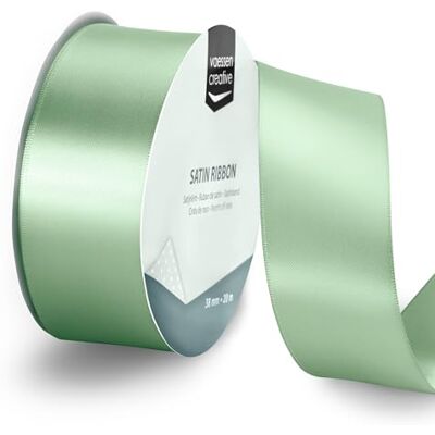 Creative Labs Satin Ribbon Sage Green 65.6 ft x 1.5" Thin Ribbon for Gift Wrapping and Crafting Creative Labs Satin Ribbon Sage Green 65.6 ft x 1.5" Thin Ribbon for Gift Wrapping and Crafting