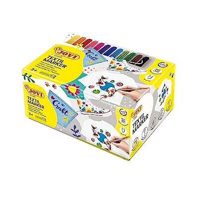 Jovi 1448T Textile markers, Assorted Colours, One Size Jovi 1448T Textile markers, Assorted Colours, One Size