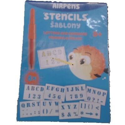 MALINOS 300998 BloPens Stencil Set D Letters MALINOS 300998 BloPens Stencil Set D Letters