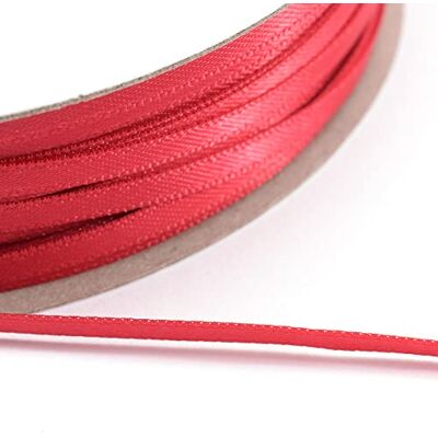 Creative Labs Satin Ribbon, Red, 3mm x 100m Double-Sided Shine for Card Making, Scrapbooks, Gift Wrapping and Other Craft Projects, 301002-5009 Creative Labs Satin Ribbon, Red, 3mm x 100m Double-Sided Shine for Card Making, Scrapbooks, Gift Wrapping and Other Craft Projects, 301002-5009