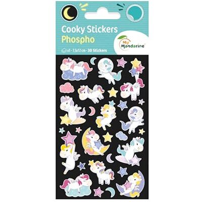 Maildor CY164Cpack Cooky 3D Stickers LOT of 10 Sheets 12x8 cm PHOSPHORESCENTS 300 Stickers Unicorns Children's Creative and Leisure Activity DIY Maildor CY164Cpack Cooky 3D Stickers LOT of 10 Sheets 12x8 cm PHOSPHORESCENTS 300 Stickers Unicorns Children's Creative and Leisure Activity DIY