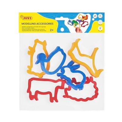 Jovi Bag, 6 Molds, Farm Animals (7G), Assorted Color/Model Jovi Bag, 6 Molds, Farm Animals (7G), Assorted Color/Model