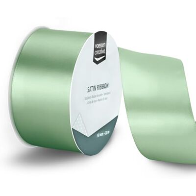 Creative Labs Satin Ribbon Sage Green 65.6 ft x 2" Thin Ribbon for Gift Wrapping and Crafting Creative Labs Satin Ribbon Sage Green 65.6 ft x 2" Thin Ribbon for Gift Wrapping and Crafting