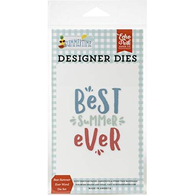 Echo Park Paper COMPANY Dies SUMMR, Best Summer Ever, Summertime, One Size Echo Park Paper COMPANY Dies SUMMR, Best Summer Ever, Summertime, One Size