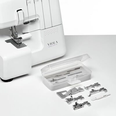 VIOLA KITPIEDINIT12 Good Lock T12 Overlock Accessory Kit, White VIOLA KITPIEDINIT12 Good Lock T12 Overlock Accessory Kit, White