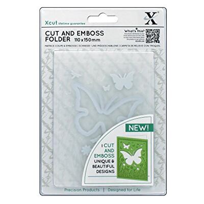 docrafts Xcut 110 x 150mm Cut & Emboss Folder Butterfly Aperture docrafts Xcut 110 x 150mm Cut & Emboss Folder Butterfly Aperture