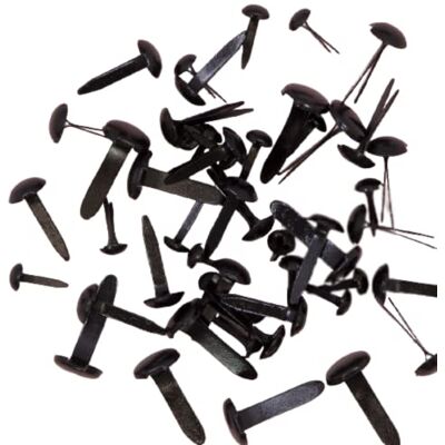 Craftelier 50 Brads or Bookbinders in Assorted Sizes Ideal for Embellishing Labels or Decorating Scrapbooking Projects and Other Crafts Colour Black Craftelier 50 Brads or Bookbinders in Assorted Sizes Ideal for Embellishing Labels or Decorating Scrapbooking Projects and Other Crafts Colour Black