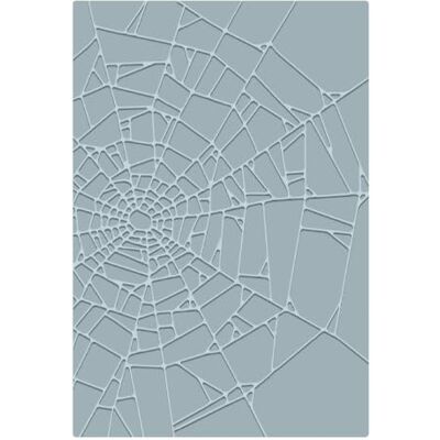 Sizzix 2D Embossing Folder, Large/A5, Vault Cobweb by Tim Holtz, 1 Piece Sizzix 2D Embossing Folder, Large/A5, Vault Cobweb by Tim Holtz, 1 Piece