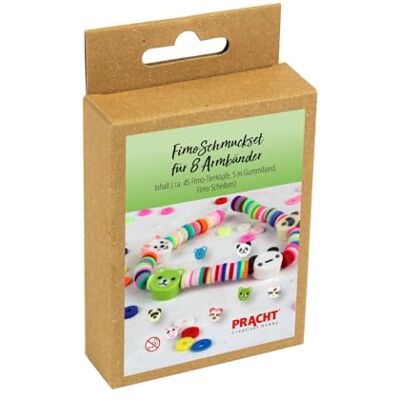 Pracht Creatives Hobby 5885-00011 Jewellery Set Fimo Pearls Animals Craft Set for 8 Bracelets Pracht Creatives Hobby 5885-00011 Jewellery Set Fimo Pearls Animals Craft Set for 8 Bracelets