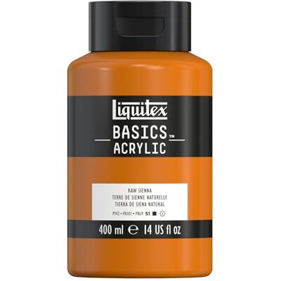 Liquitex Basics Acrylic Paint, Raw Sienna, 400 ml Bottle Liquitex Basics Acrylic Paint, Raw Sienna, 400 ml Bottle