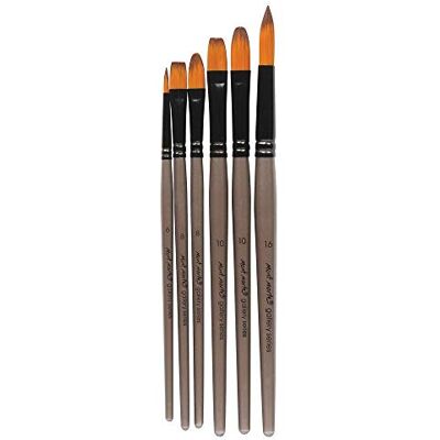 MONT MARTE BMHS0017 Acrylic Gallery Series Brush Set Set of 6 MONT MARTE BMHS0017 Acrylic Gallery Series Brush Set Set of 6