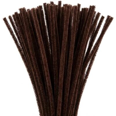 Springboard Supplies Springboard Brown Pipe Cleaners 30cm (100 Pack), Long Coloured Chenille Stems for Kids Animal Crafts, EYFS Art & Models Springboard Supplies Springboard Brown Pipe Cleaners 30cm (100 Pack), Long Coloured Chenille Stems for Kids Animal Crafts, EYFS Art & Models
