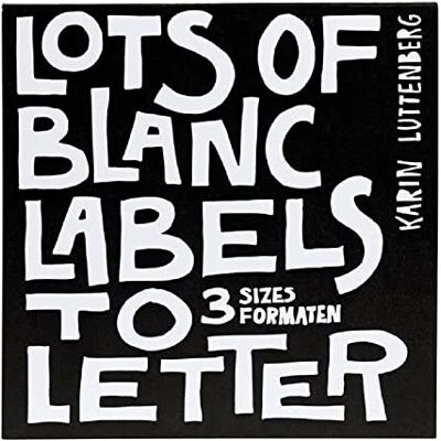 Paperfuel Pad Lots of Blanc Labels to Letter, for Card Making, Scrapbooking and Other Crafts, White, One Size Paperfuel Pad Lots of Blanc Labels to Letter, for Card Making, Scrapbooking and Other Crafts, White, One Size