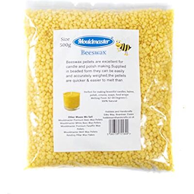 Mouldmaster Bees Wax, Yellow, 500g Mouldmaster Bees Wax, Yellow, 500g