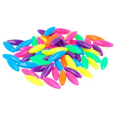 INNSPIRO Plastic beads currant Multicolor Opaque metallic diam. 9 mm. 1000u. approx. diam. int. 4 mm. Bag INNSPIRO Plastic beads currant Multicolor Opaque metallic diam. 9 mm. 1000u. approx. diam. int. 4 mm. Bag