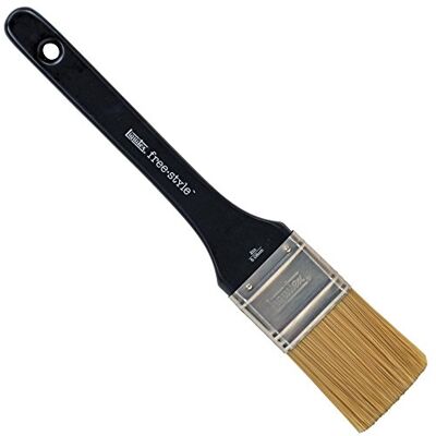 Liquitex Professional Freestyle Large Scale Brush, Universal Flat 2-inch, Beige, Silver, Black Liquitex Professional Freestyle Large Scale Brush, Universal Flat 2-inch, Beige, Silver, Black