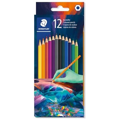STAEDTLER Colouring Pencils Multiverse Design Set of 12 Assorted Colours, 175C12E2-1 STAEDTLER Colouring Pencils Multiverse Design Set of 12 Assorted Colours, 175C12E2-1