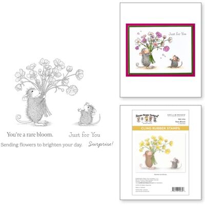 Spellbinders Rare Bloom Cling Rubber Stamp Set from The House-Mouse Rare Bloom Collection Spellbinders Rare Bloom Cling Rubber Stamp Set from The House-Mouse Rare Bloom Collection
