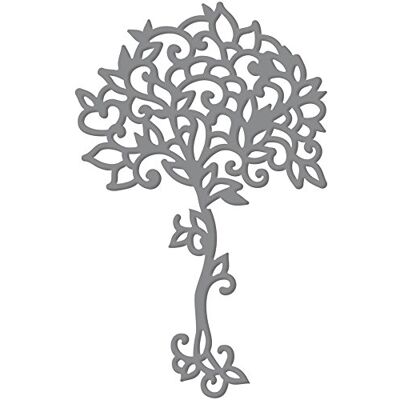 Ultimate Crafts "Magnolia Tree" Impression Die, Metal, Black Ultimate Crafts "Magnolia Tree" Impression Die, Metal, Black