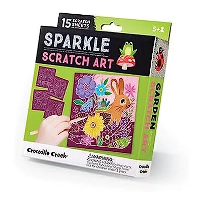 Crocodile Creek Garden Themed Scratch Art for Kids of Ages 5 Years and Up Fun & Educational Kit Includes 15 Sheets, Wodden Stylus, Cards & Pages Crocodile Creek Garden Themed Scratch Art for Kids of Ages 5 Years and Up Fun & Educational Kit Includes 15 Sheets, Wodden Stylus, Cards & Pages