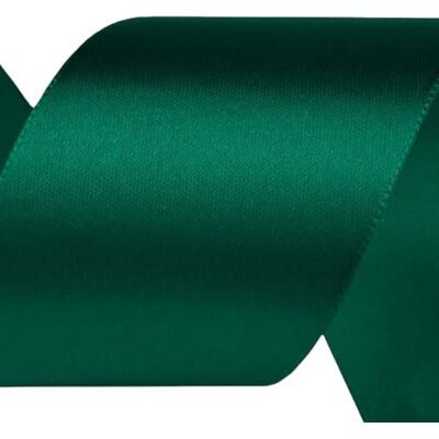 cyclingcolors Satin Polyester Ribbon 40mm x 22m Gift Wrap Ribbon for Packaging, Decoration, Birthday, Cakes, Sewing, Crafts & Floristry Dark Green cyclingcolors Satin Polyester Ribbon 40mm x 22m Gift Wrap Ribbon for Packaging, Decoration, Birthday, Cakes, Sewing, Crafts & Floristry Dark Green