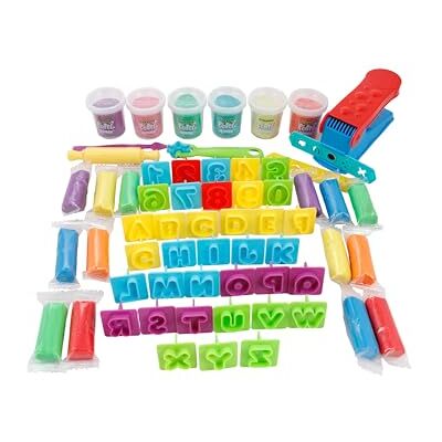CRAYOLA Silly Scents Mega Dough Activity Set with 6 Colors, 6 2oz Tubs & 14 Dough Packs, A1-2494, Red, Blue, Green, Yellow, Orange, Purple CRAYOLA Silly Scents Mega Dough Activity Set with 6 Colors, 6 2oz Tubs & 14 Dough Packs, A1-2494, Red, Blue, Green, Yellow, Orange, Purple