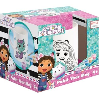 Totum Gabby's Dollhouse Paint Your Own Mug, Arts and Crafts Activity Set, Ages 4+ Totum Gabby's Dollhouse Paint Your Own Mug, Arts and Crafts Activity Set, Ages 4+
