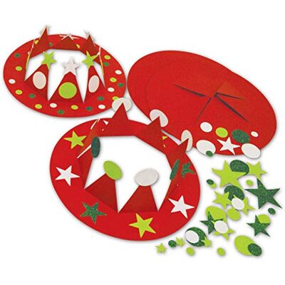 Springboard Christmas Crown Hat Making Activity for Children (Pack of 30) Springboard Christmas Crown Hat Making Activity for Children (Pack of 30)