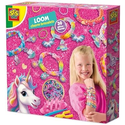 Creative Labs Unicorn Loom Bracelet Set – 600 Bands, Beads, Glitter Unicorn Charms & Weaving Tools – DIY Jewellery Craft Kit for Kids Creative Labs Unicorn Loom Bracelet Set – 600 Bands, Beads, Glitter Unicorn Charms & Weaving Tools – DIY Jewellery Craft Kit for Kids