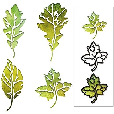 Sizzix Cutting Dies, Leaf Print, One Size 664970 Sizzix Cutting Dies, Leaf Print, One Size 664970