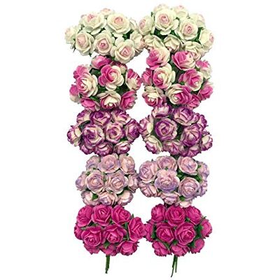 RATREE 888 RATREE SHOP 100pcs Mini Pink Mixed Color Pink Mulberry Paper Flower 10mm Scrapbooking Wedding Dollhouse Card Supplies, Products from Thailand RATREE 888 RATREE SHOP 100pcs Mini Pink Mixed Color Pink Mulberry Paper Flower 10mm Scrapbooking Wedding Dollhouse Card Supplies, Products from Thailand