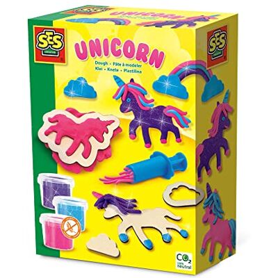 Creative Labs 00410 Dough Unicorns neon Glitter Fun Activity for Parents of Young Children, Age 3+ Creative Labs 00410 Dough Unicorns neon Glitter Fun Activity for Parents of Young Children, Age 3+